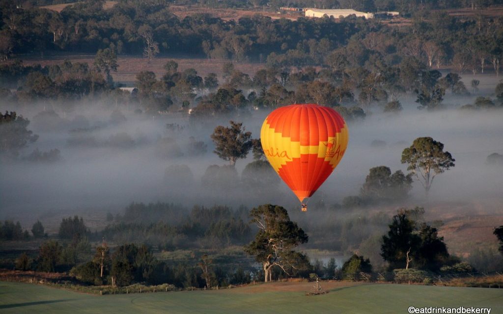 Gold Coast balloon flight over the hinterland