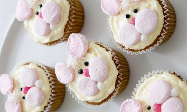 Make Bunny Honey Cupcakes