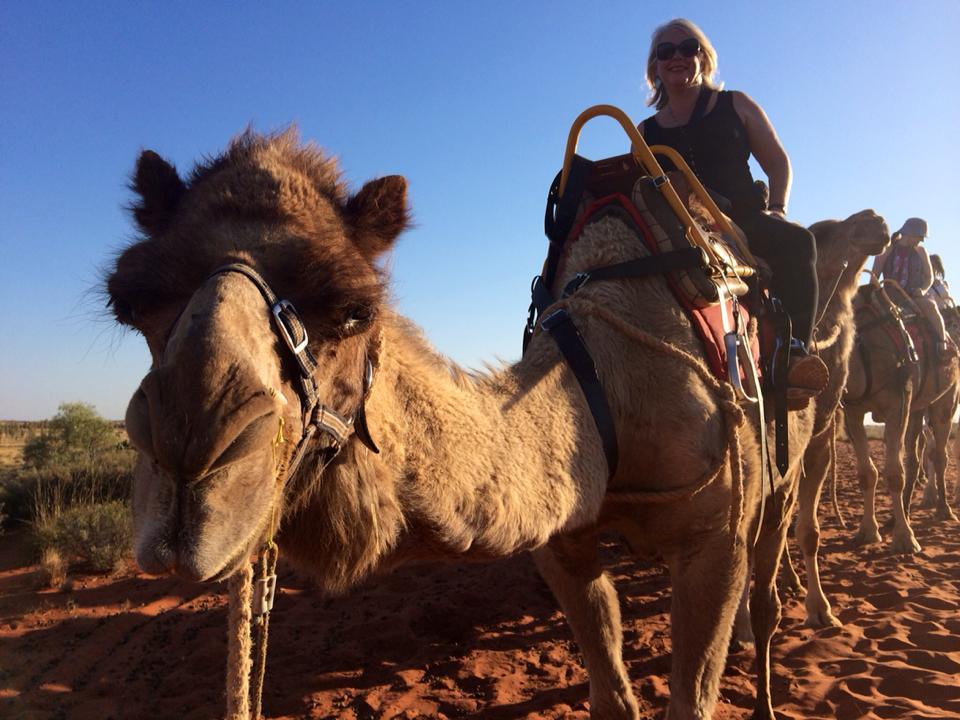 That time I rode a camel at Uluru.