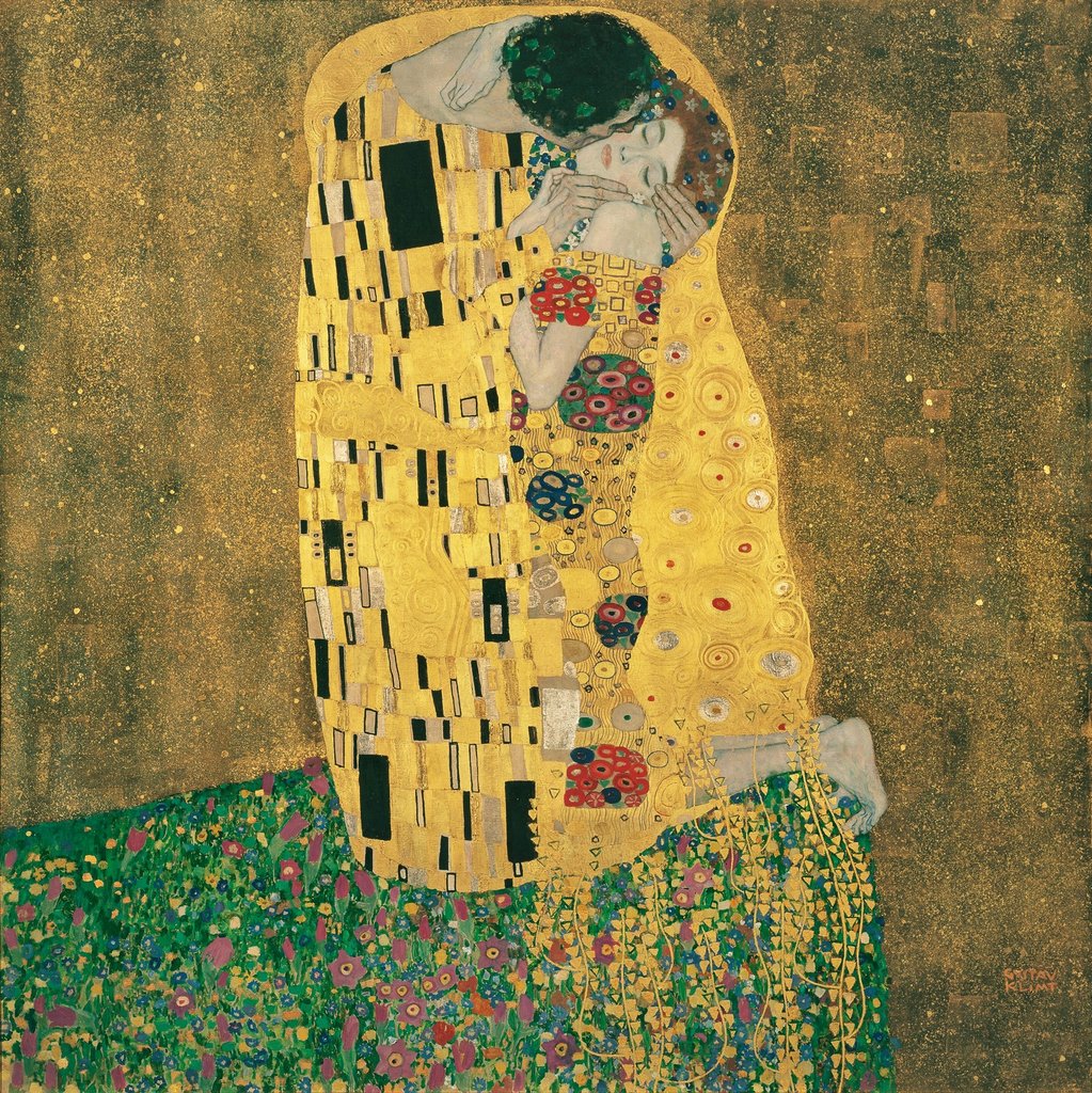 Gustav Klimt The Kiss (c) The Belvedere