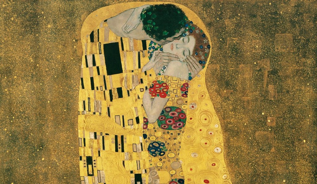 Put yourself in The Kiss with Gustav Klimt