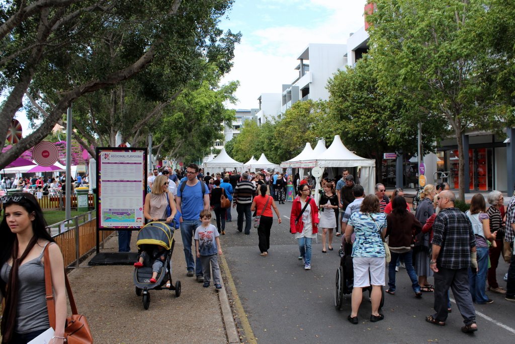 Get there early to beat the crowds at Regional Flavours.