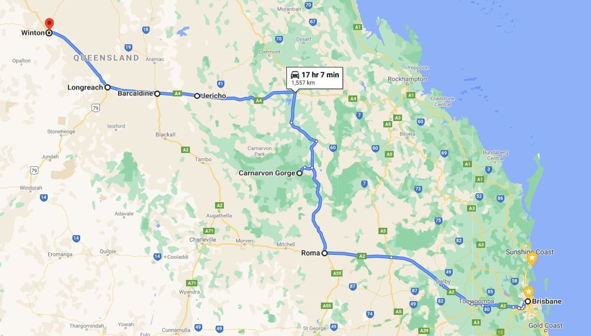 5-day road trip from brisbane
