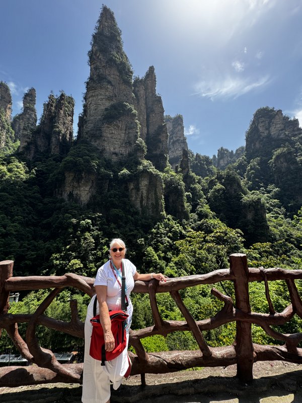 First view of Zhangjiajie National Forest Park
