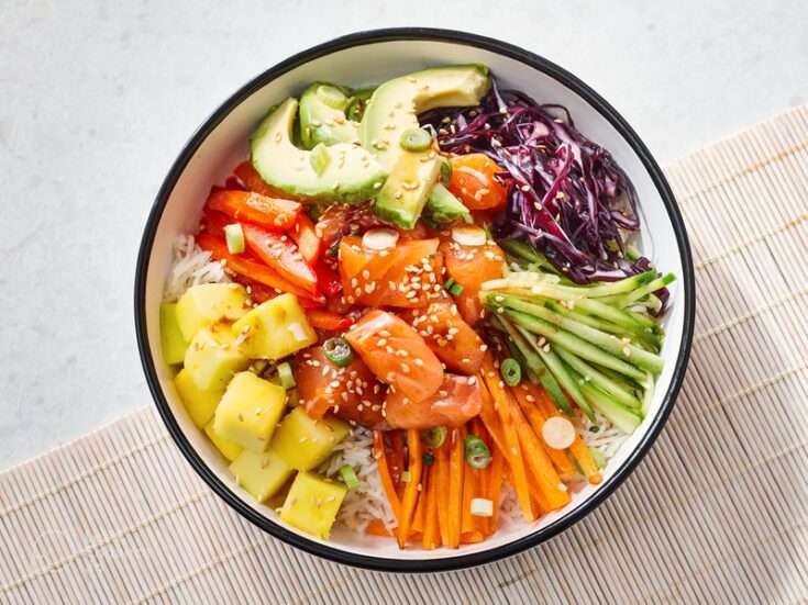 Maple Salmon Poke Bowl