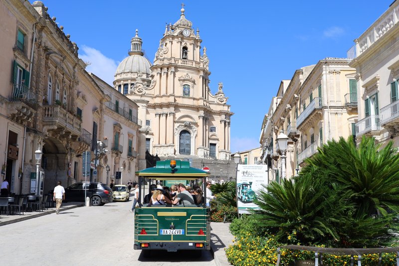 Main square Ragusa Ibla, Sicily